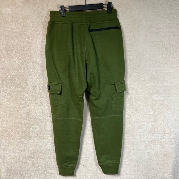 Raised By Wolves Cargo Sweatpant Joggers Mens Small Green 29x28 - Picture 2 of 5